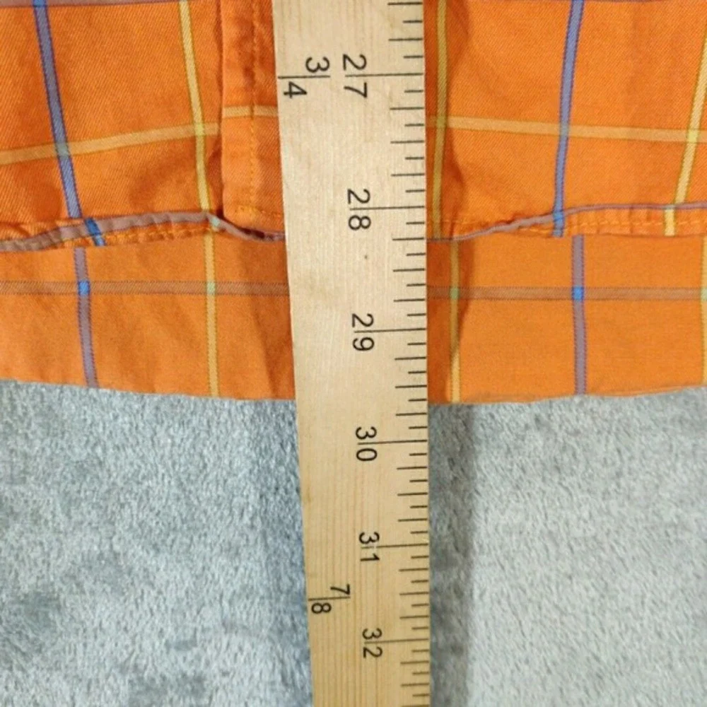 Gitman Bros Shirt Mens Large Orange Button Down Long‎ Sleeve Casual